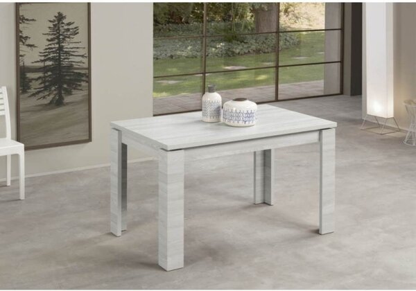 Tavolo allungabile 140/180x80x76 cm Maribor betulla bianco oliva