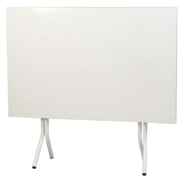 Tavolo pieghevole 70x110x75 cm bianco