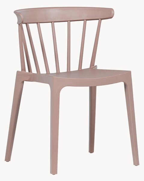 Set di 2 sedie da giardino impilabili Bliss