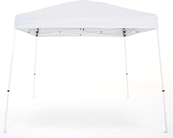 Gazebo Pieghevole 3x3m in Ferro e Poliestere 150D Easy Bianco