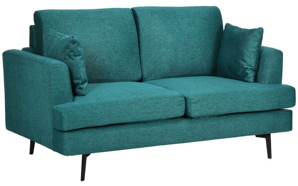Divano 2 Posti 160x87x87 cm in Tessuto Verde