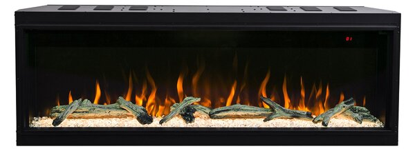 Camino Elettrico da Incasso 56,1x121,7x30,5 cm Effetto Fiamma 1500W Salvador 45 Nero