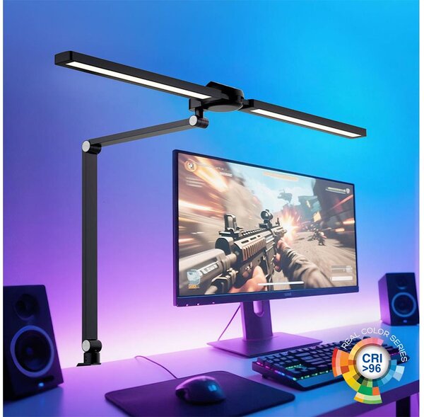 Brilagi - Lampada da tavolo VARIO LED RGB dimmerabile con controllo touch, 18W/230V, 3000-6500K, CRI 96