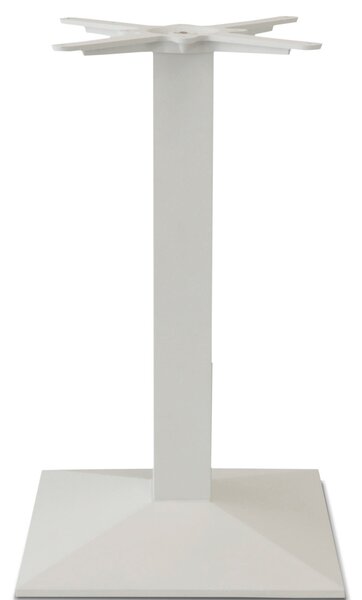 Base per Tavolo da Giardino 43x43 cm in Ghisa Piramide Bianco