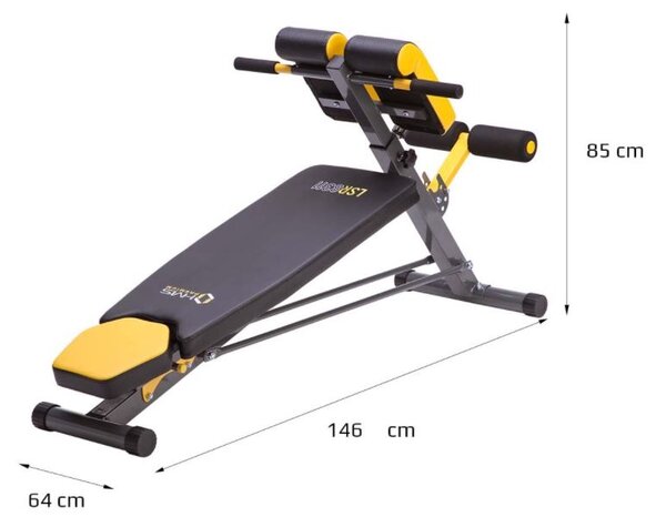 Panca da sollevamento pesi 3 in 1 HMS Premium