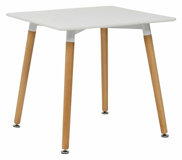 Tavolo Tex Bis Fisso 80x80 Piano Bianco