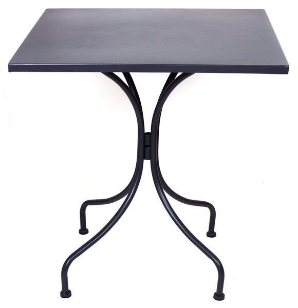 Tavolo da Giardino 70x70x71 cm in Metallo Sunny Grigio