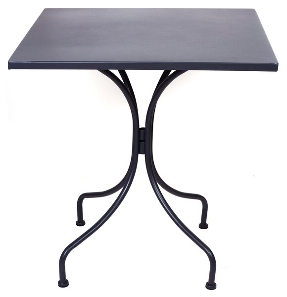 Tavolo da Giardino 70x70x71 cm in Metallo Sunny Grigio
