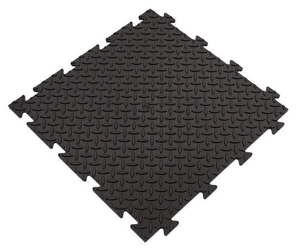 Set 4 Piastrelle Morbida Antiscivolo in PVC 50 x 50 cm Chicchi di Riso