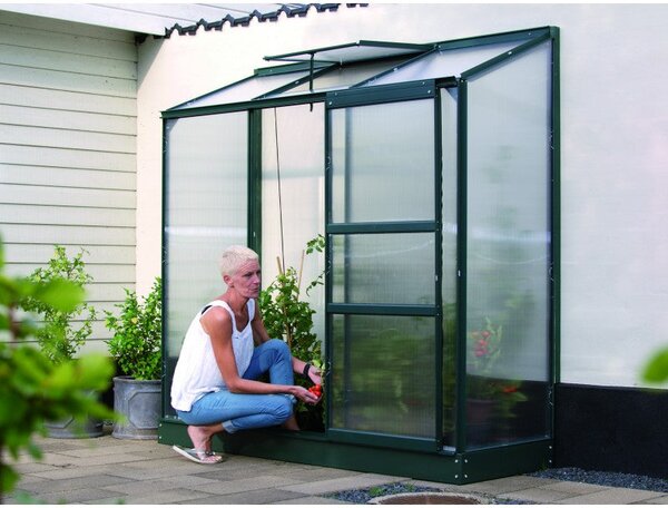 Serra da Parete Vitavia Ida 1300 69x193x182 cm in Alluminio Verde e Policarbonato