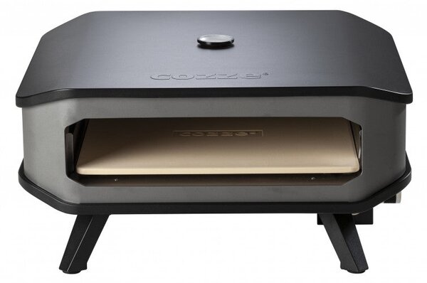 Forno per Pizza a Gas 17' Fino a 450° 42,5x42,5 cm con Pietra Refrattaria