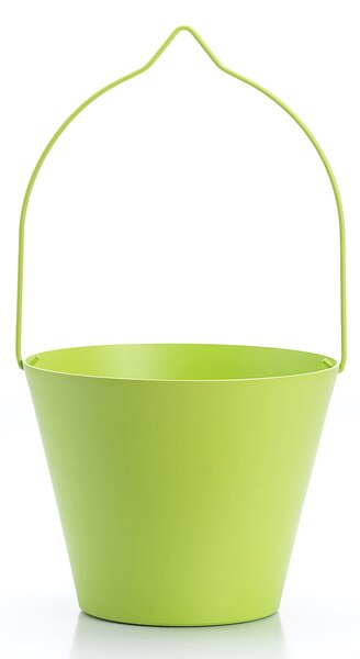 Secchiello per Rubinetti Porta-Secchio 25x23x18 cm in Alluminio Belfer 42/SC Verde Acido