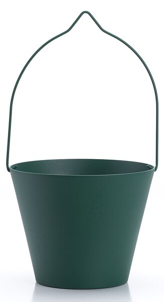 Secchiello per Rubinetti Porta-Secchio 25x23x18 cm in Alluminio Belfer 42/SC Verde