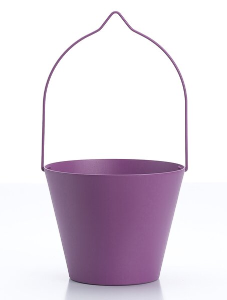 Secchiello per Rubinetti Porta-Secchio 25x23x18 cm in Alluminio Belfer 42/SC Viola