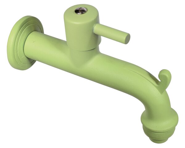 Rubinetto Colorato per Fontana da Giardino in Ottone Belfer RUB/023 Verde Acido