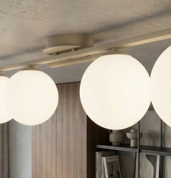 Plafoniera KAIRO 4xE14/10W/230V beige