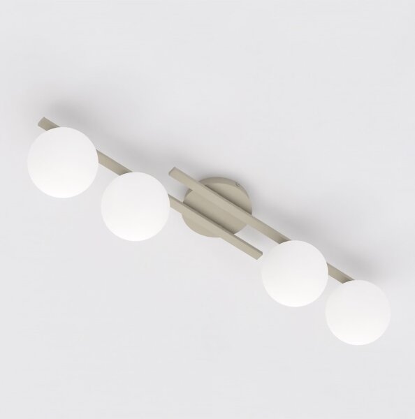 Plafoniera KAIRO 4xE14/10W/230V beige