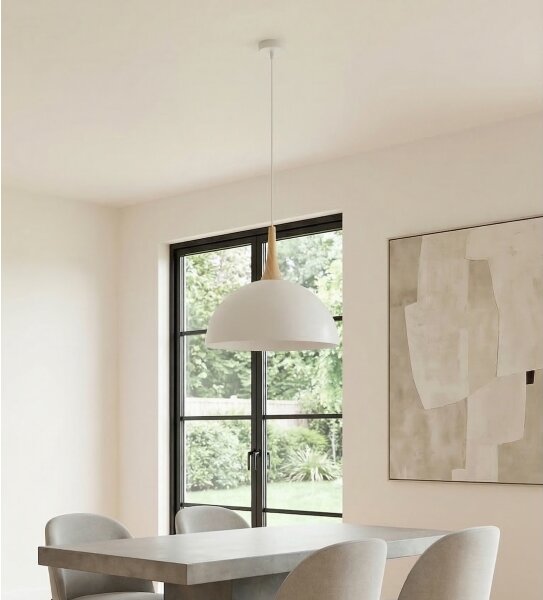 Lampada a sospensione con cavo NAUTICA 1xGX53/12W/230V bianca