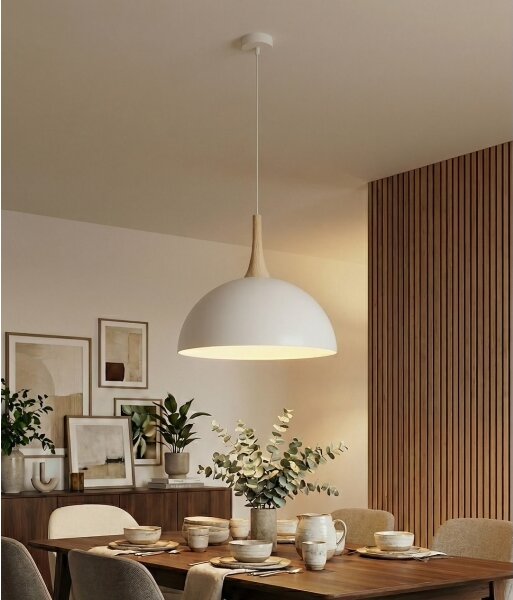 Lampada a sospensione con cavo NAUTICA 1xGX53/12W/230V bianca