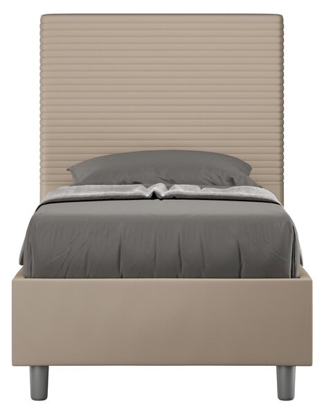 Letto Singolo 80x190 cm Senza Rete Focus Tortora