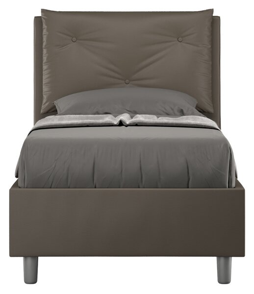Letto Singolo 80x190 cm Senza Rete Appia Cappuccino