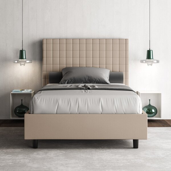 Letto Singolo 80x190 cm Senza Rete Sunny Tortora