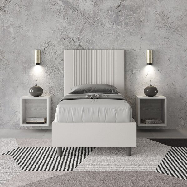 Letto Singolo 80x190 cm Senza Rete Goya Bianco