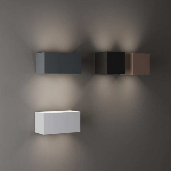 Ideal Lux - Applique a LED da esterno ATOM LED/12W/230V IP54 marrone