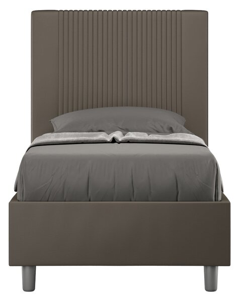 Letto Singolo 80x190 cm Senza Rete Goya Cappuccino