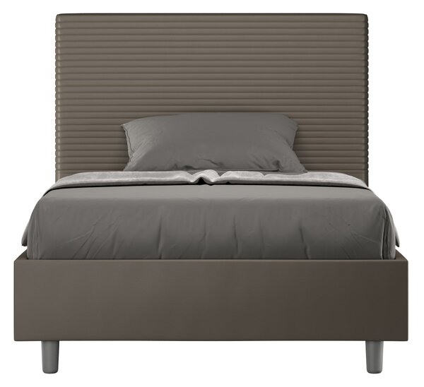 Letto 1 Piazza e Mezzo 120x190 cm Senza Rete Focus Cappuccino