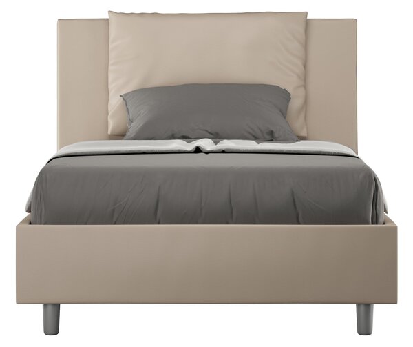Letto 1 Piazza e Mezzo 120x190 cm Senza Rete Antea Tortora