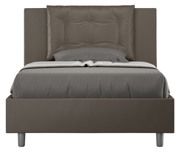 Letto 1 Piazza e Mezzo 120x190 cm Senza Rete Annalisa Cappuccino