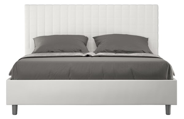 Letto Matrimoniale Francese 140x190 cm Senza Rete Sunny Bianco