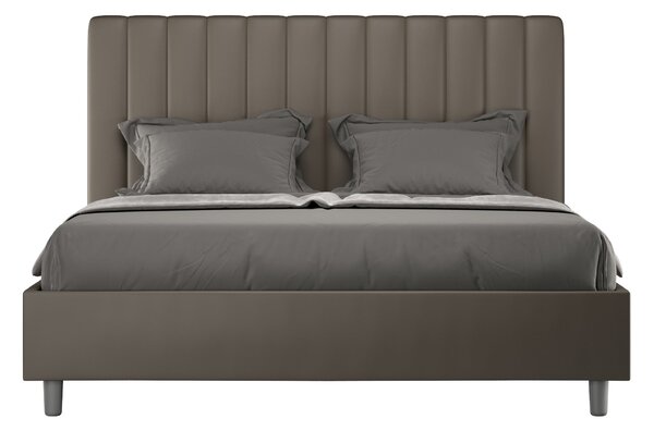 Letto Matrimoniale Francese 140x190 cm Senza Rete Agueda Cappuccino