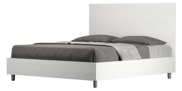 Letto Matrimoniale 160x190 cm Senza Rete New Egos Frassino Bianco