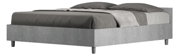 Letto Matrimoniale 160x190 cm Senza Rete Nuamo Cemento