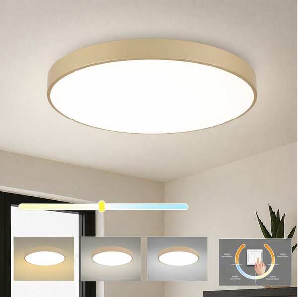 Brilagi-LED Plafoniera POOL LED/100W/230V 3000/4000/6000K diam. 80 cm beige