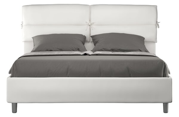 Letto Matrimoniale 160x190 cm Senza Rete Nandy Bianco