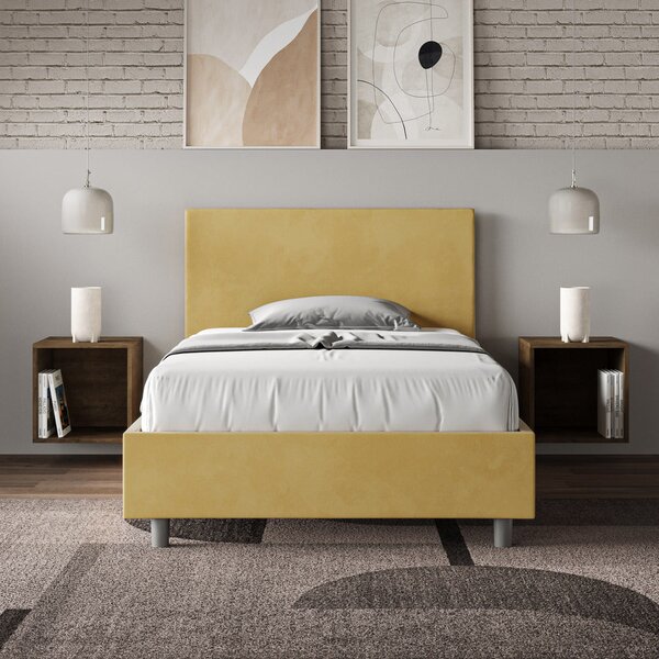 Letto Singolo 80x190 cm Senza Rete Adele Ocra