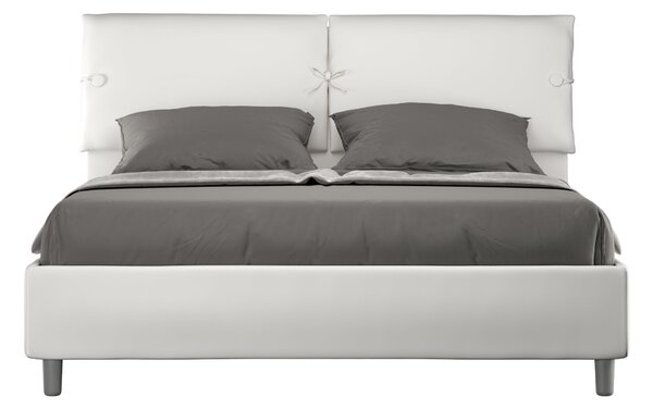 Letto Matrimoniale 160x190 cm Senza Rete Sleeper Bianco