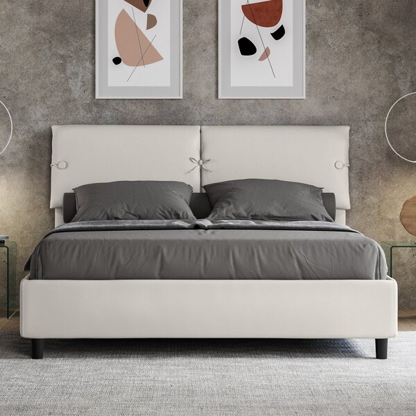 Letto Matrimoniale 160x190 cm Senza Rete Sleeper Bianco