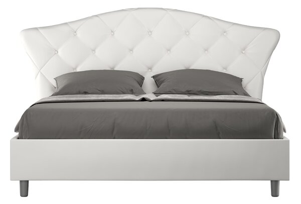 Letto Matrimoniale 160x190 cm Senza Rete Langre Similpelle