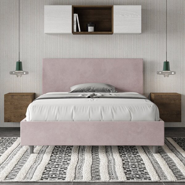 Letto Matrimoniale Francese 140x190 cm Senza Rete Adele Glicine