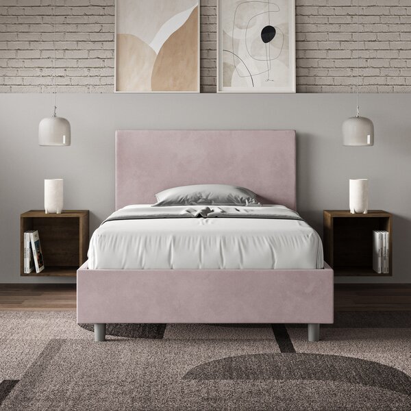 Letto Singolo 80x190 cm Senza Rete Adele Glicine