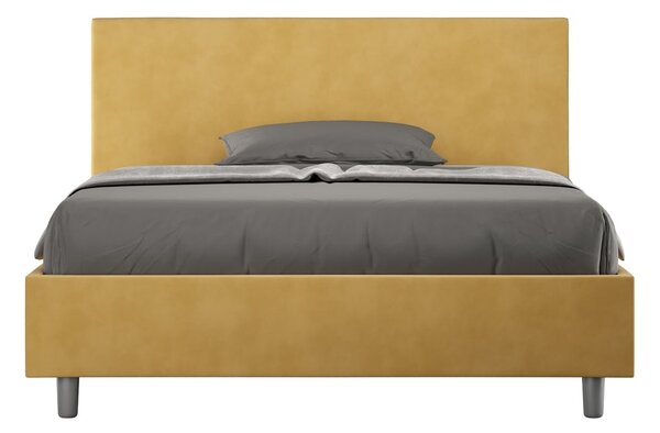 Letto Matrimoniale Francese 140x190 cm Senza Rete Adele Ocra