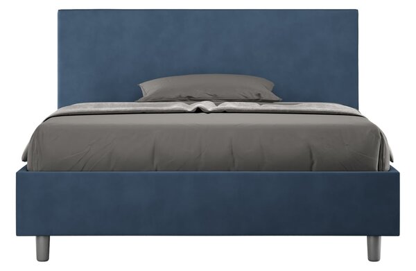 Letto Matrimoniale Francese 140x190 cm Senza Rete Adele Blu