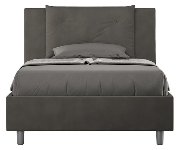 Letto Singolo 80x190 cm Senza Rete Appia Grigio