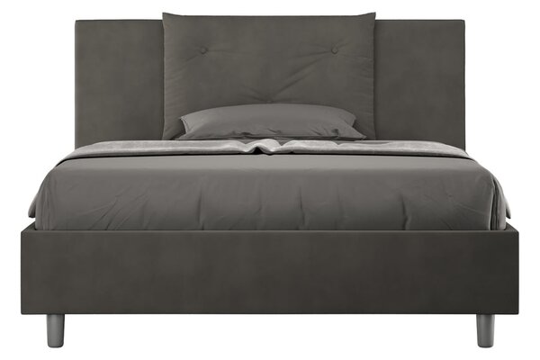 Letto Matrimoniale Francese 140x190 cm Senza Rete Appia Grigio