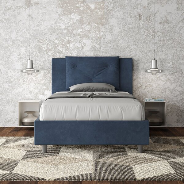 Letto Singolo 80x190 cm Senza Rete Appia Blu