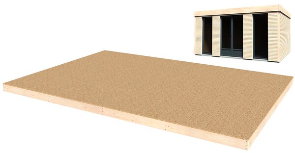 Pavimento per Casetta da Giardino Abitabile Decor Home 15m²
